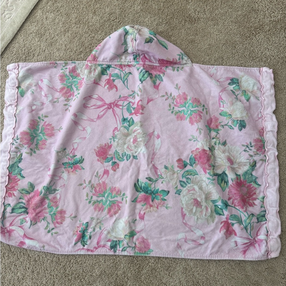 Pottery barn love shack fancy toddler girl towel
